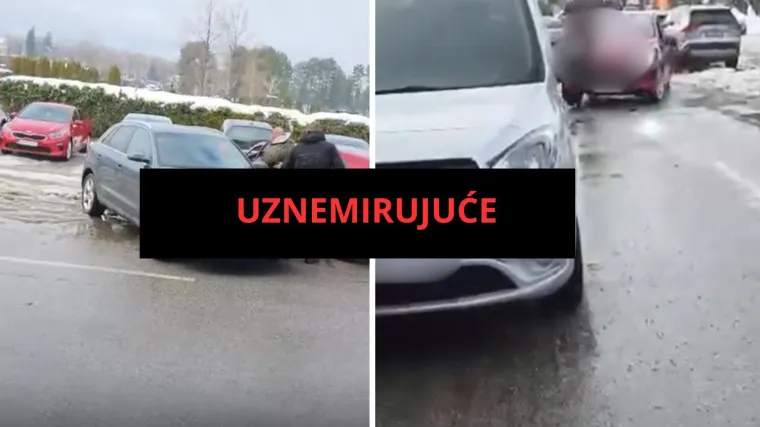 Stravične snimke: Potukli se, a onda se autom zaletio u njega!