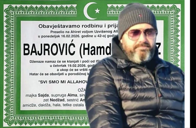 TUGA NAD NOVIM PAZAROM: U 42. godini preselio Feriz Bajrović – Grad se oprašta od tihog i čestitog čovjeka
