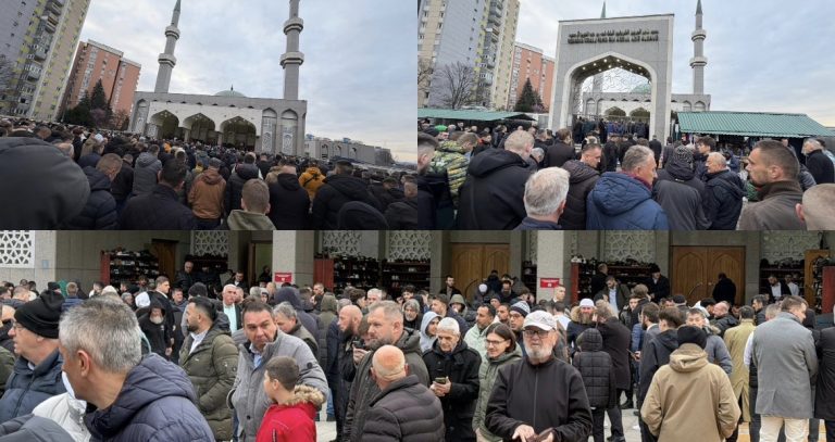Emotivni prizori iz džamije Kralja Fahda: Bajram-namaz u znaku zajedništva
