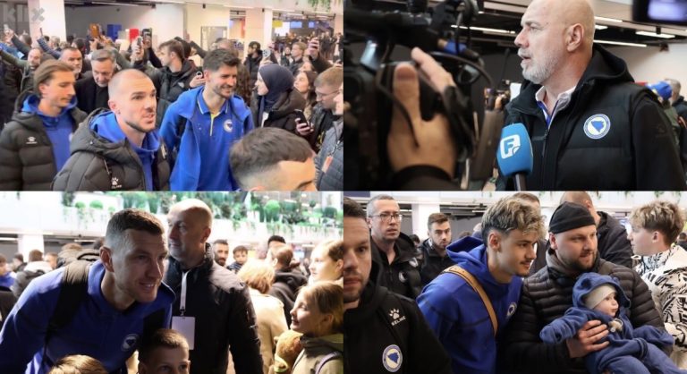 Zmajevi sletjeli u Sarajevo, na aerodromu ih dočekali brojni navijači