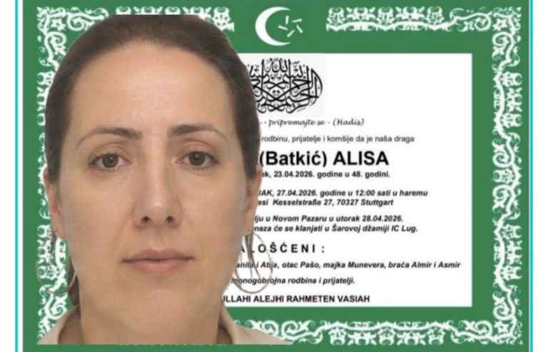 Premila Alisa Dupljak u 48. godini