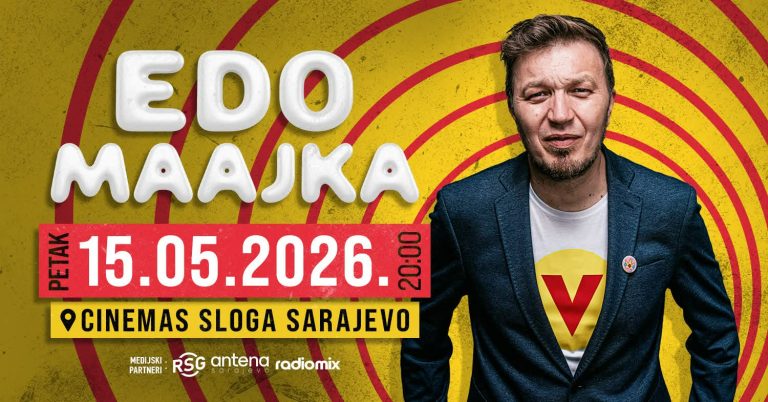 Edo Maajka – Cinemas Sloga, Sarajevo