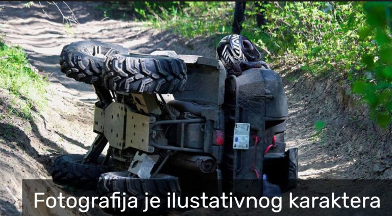 Maloljetnici povrijeđeni nakon pada sa quada
