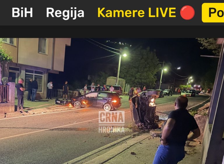 U teškoj nesreći kod Jablanice povrijeđeno više mladića i djevojka