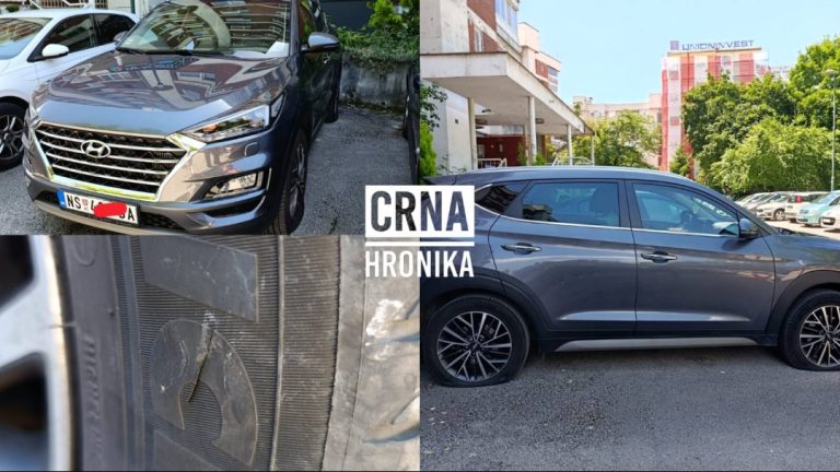 Vlasnicima automobila iz Novog Sada na Grbavici izbušene sve četiri gume: Slučaj prijavljen policiji