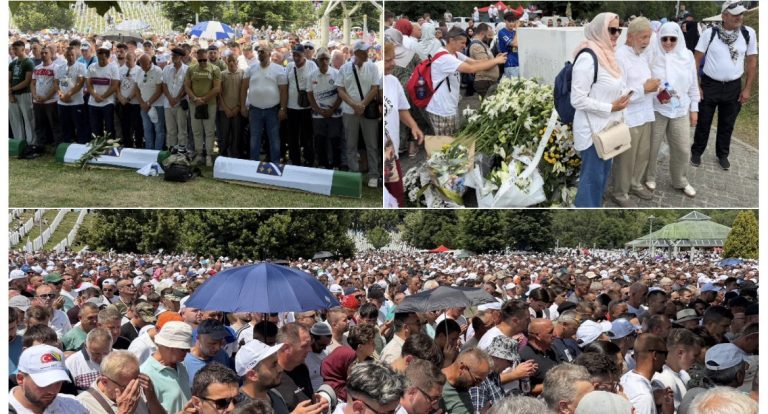 Donosimo vam foto galeriju iz Srebrenice: Klanjana dženaza za 10 žrtava genocida